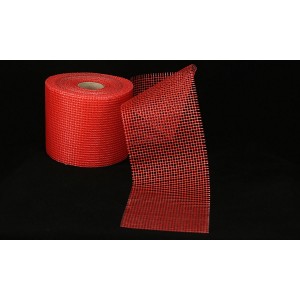 Self-Adhesive Alkaline Resistant Fiberglass Mesh, 160 g/m², 5mm x 5mm, 200mm x 50m